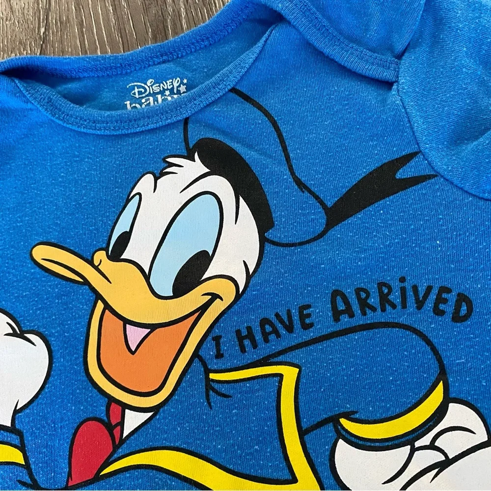 Disney Donald Duck I Have Arrived Baby One Piece Onesie - Picture 3 of 9